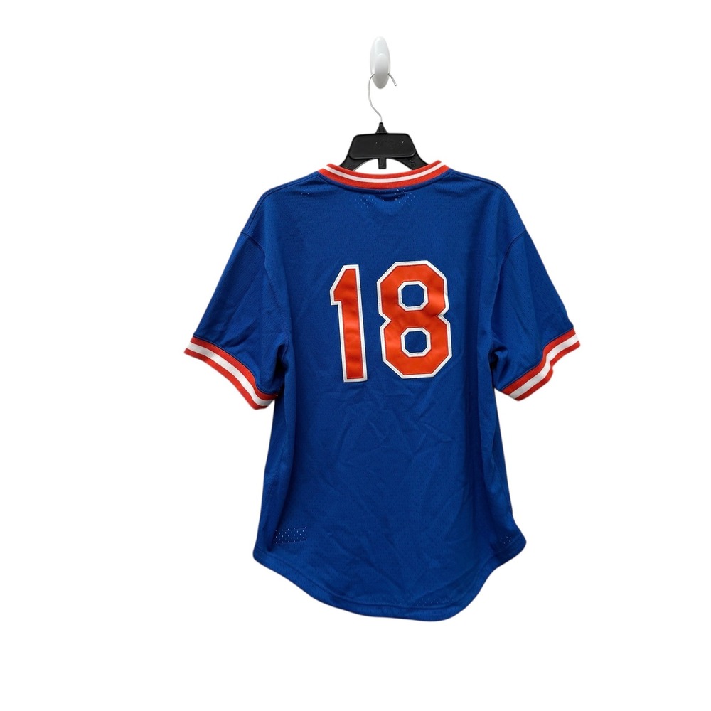 Mitchell & Ness New York Mets #18 Cooperstown‎ Jersey Baseball XL - Picture 3 of 8